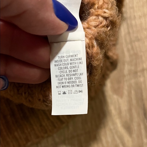 Aerie Warm Tan Crew Neck Sweater - Picture 5 of 7